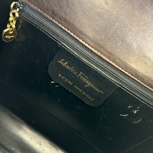 Salvatore Ferragamo Vintage Iconic Top Handle Handbag - Picture 8 of 12